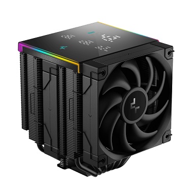 קירור אוויר למעבד כולל תאורה דיפקול DeepCool R-AK620-BKAPMN-G AK620 Digital PRO 260W TDP 160mm ARGB AMD and Intel